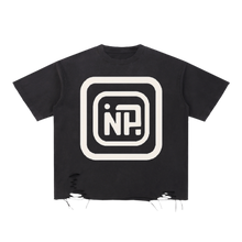 Load image into Gallery viewer, Snow Washed Raw-Hem T-Shirt