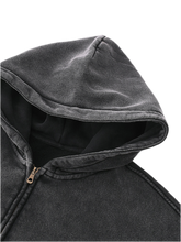 Load image into Gallery viewer, Zip-Through Boxy Fleece Hoodie