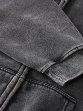 Load image into Gallery viewer, Zip-Through Boxy Fleece Hoodie

